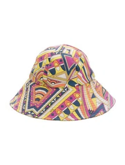 Pre-owned Pucci Bucket Hat In Pink