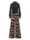 Pucci Geometric Print Chemisier Dress In Black