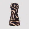 Pucci Abstract Pattern Sleeveless Fitted Dress In Brown