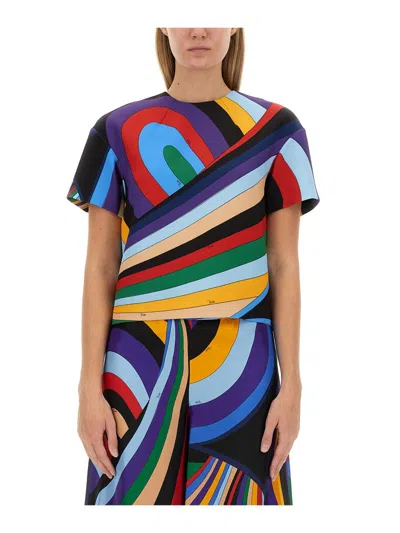 Pucci Cady T-shirt In Multicolour