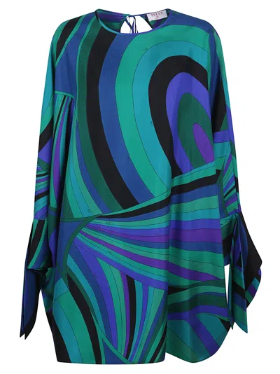 Pucci Caftano - Silk Twill In Multi