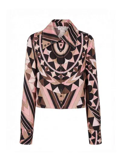 Pucci Camisa - Color Carne Y Neutral