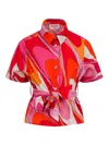 Pucci Shirt With Bow In Multi