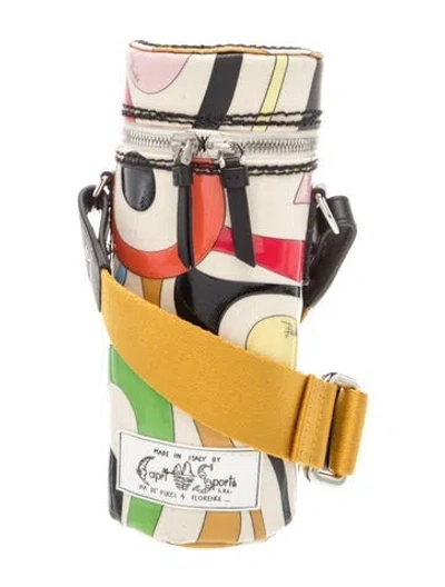 Pre-owned Pucci Canvas Bucket Bag In Neutral