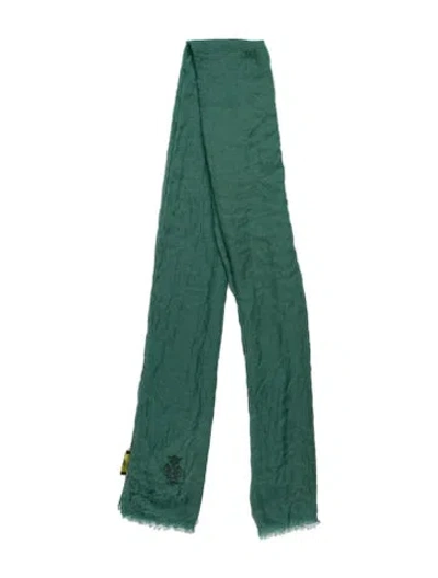 Pre-owned Pucci Canvas Scarf In Green