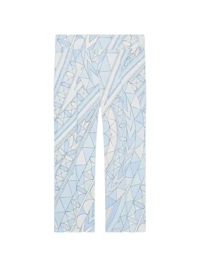 Pucci Capri Pants In Blue