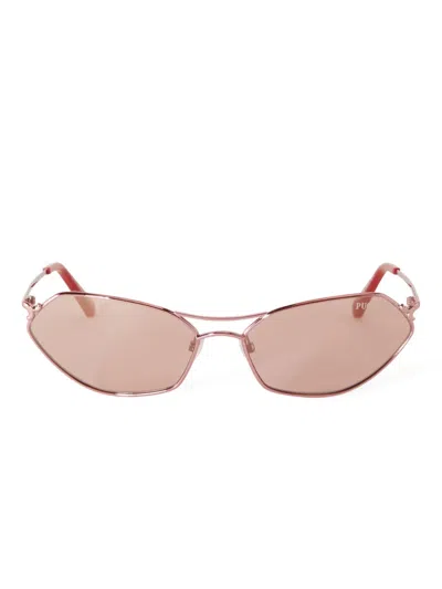 Pucci Cat-eye Frame Sunglasses In Pink