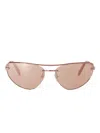 Pucci Cat-eye Metal Sunglasses In Pink