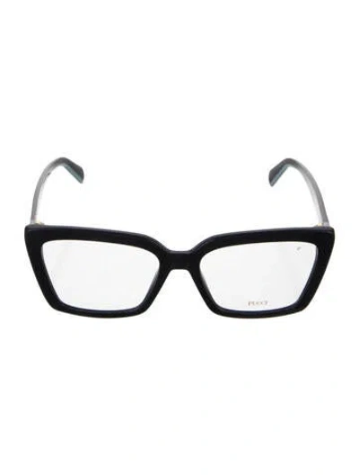 Pre-owned Pucci Cat-eye Eyeglasses In Blue