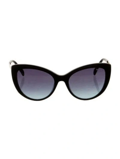 Pre-owned Pucci Cat-eye Gradient Sunglasses In Black