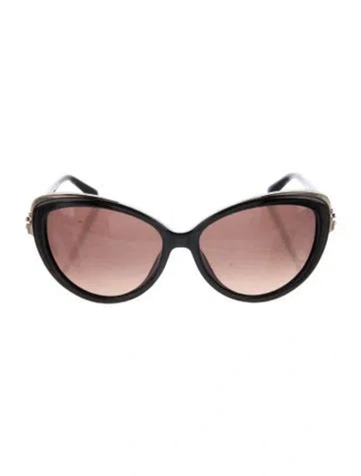 Pre-owned Pucci Cat-eye Gradient Sunglasses In Black