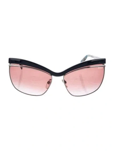 Pre-owned Pucci Cat-eye Gradient Sunglasses In Multi