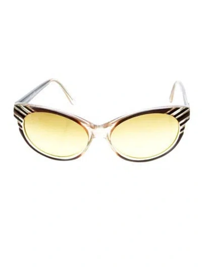 Pre-owned Pucci Cat-eye Gradient Sunglasses In Multi