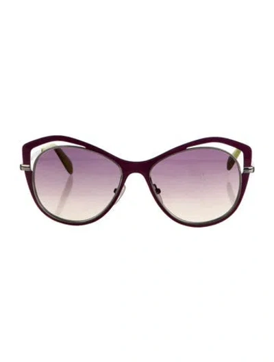 Pre-owned Pucci Cat-eye Gradient Sunglasses In Purple