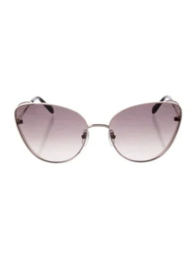 Pre-owned Pucci Cat-eye Gradient Sunglasses W/ Tags In Metallic/pink