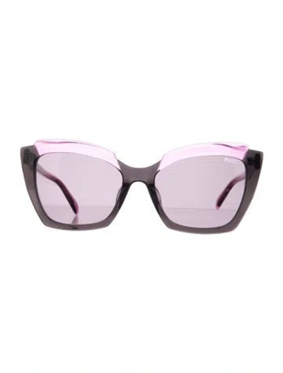 Pre-owned Pucci Cat-eye Tinted Sunglasses In Multi