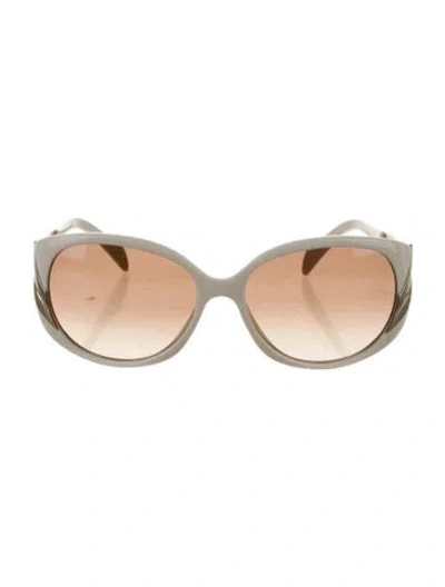 Pre-owned Pucci Cat-eye Tinted Sunglasses In Neutral