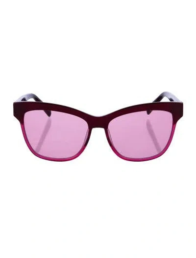 Pre-owned Pucci Cat-eye Tinted Sunglasses In Pink