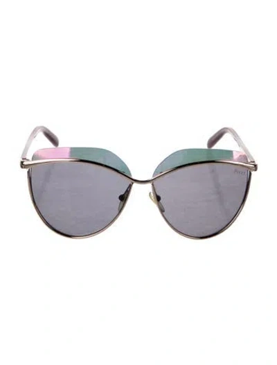 Pre-owned Pucci Cat-eye Tinted Sunglasses In Purple