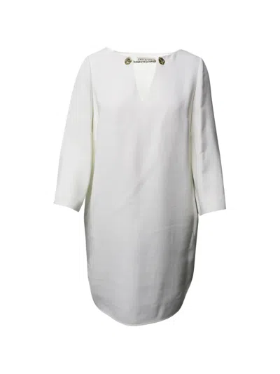 Pre-owned Pucci Chain-neck Tunic Dress In White