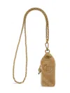Pucci Chain-strap Card-holder In Brown