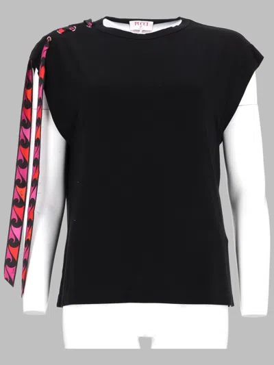 Pucci Chic Mini Top For Women In Black