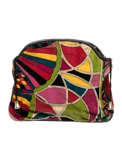 Pre-owned Pucci Clutch Vintage In Pink