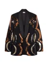 Pucci Collane Embroidered Blazer In Multi