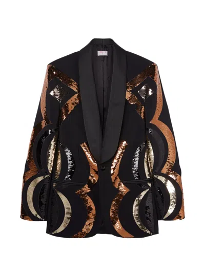 Pucci Collane Embroidered Blazer In Multi