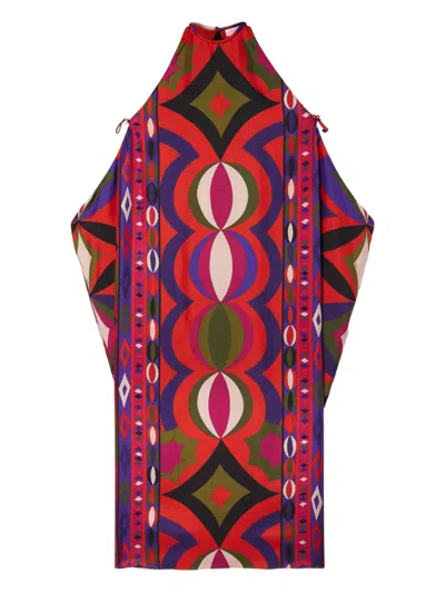Pucci Collane-print Maxi Dress In Multi