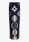 Pucci Printed Stretch-scuba Maxi Skirt In Black