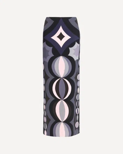 PUCCI COLLANE PRINT PENCIL SKIRT