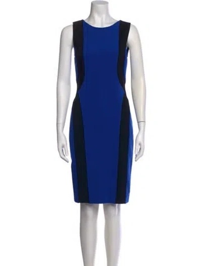 Pre-owned Pucci Colorblock Pattern Knee-length Dress In Multi