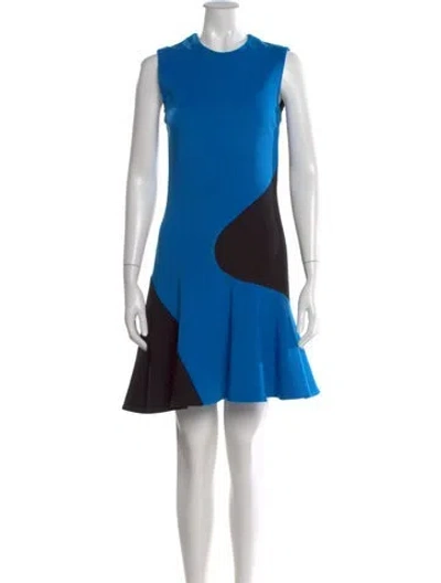 Pre-owned Pucci Colorblock Pattern Mini Dress In Black
