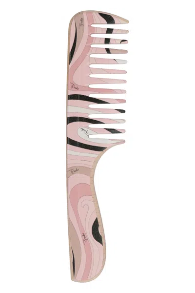 Pucci Comb With Case In Multicolor