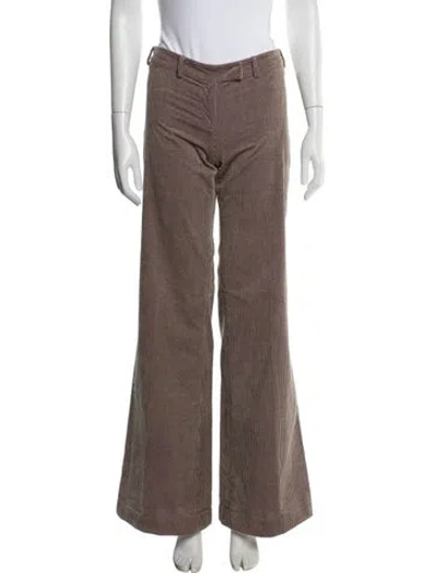 Pre-owned Pucci Corduroy Flared Pants In Purple