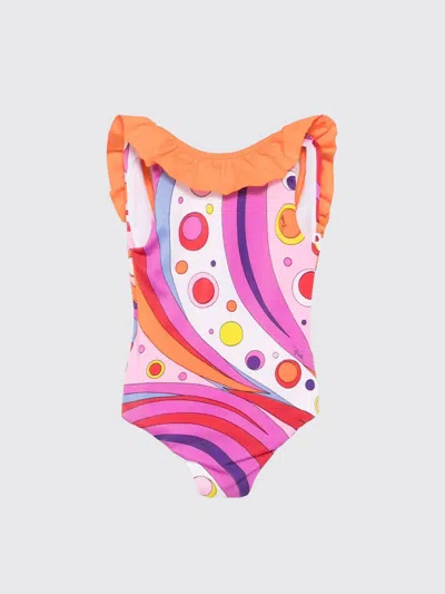 Pucci Kids' Costume Da Bagno Intero Stampato