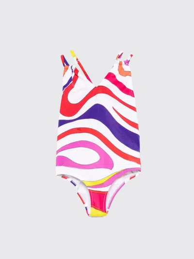 Pucci Kids' Costume Da Bagno Intero Stampato