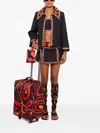 Pucci Cotton Jacket With Embroidered Collar In Multi