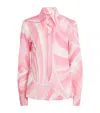 Pucci Cotton Printed Blouse In Pink
