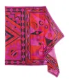 Pucci Beach Pareo Cotton Geometric Pattern Rectangular In Red