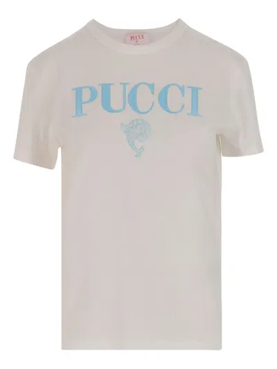 Pucci Cotton T-shirt With Logo