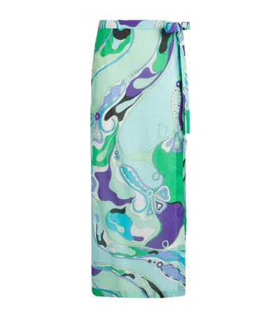 Pucci Cotton Tie-side Pareo
