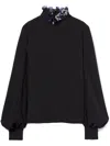 Pucci Crepe Top In Black