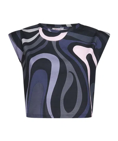 PUCCI CREW NECK COVER-UP