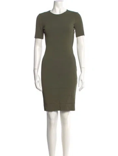 Pre-owned Pucci Crew Neck Knee-length Dress W/ Tags In Green