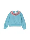 Pucci Crewneck Sweatshirt In Azure