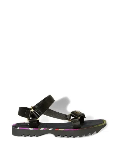 Pucci Crush Sandals In Black