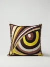 Pucci Cushion In Printed Silk In Multi