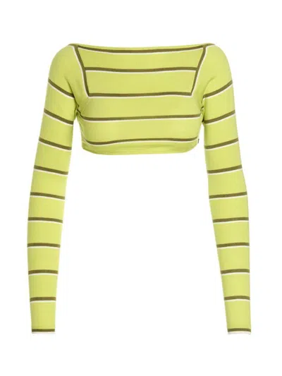 Pucci Cut-out Cropped Sweater